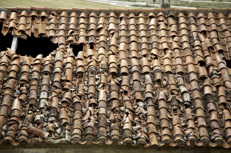 Damaged Clay Tile